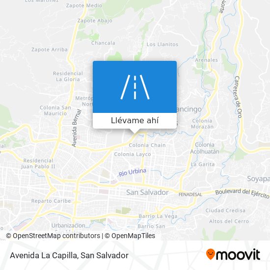 Mapa de Avenida La Capilla