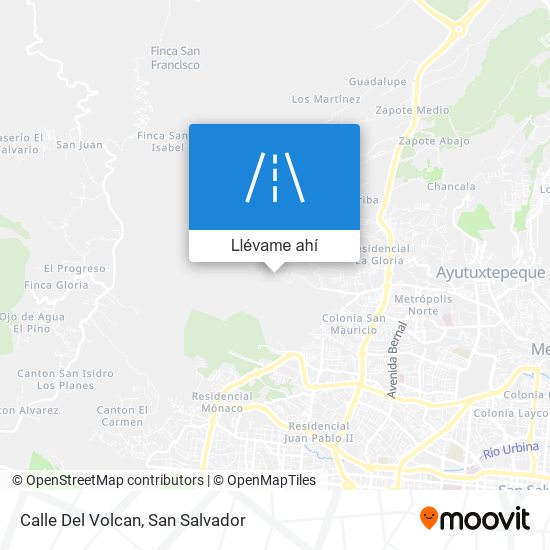 Mapa de Calle Del Volcan