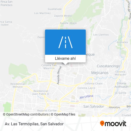 Mapa de Av. Las Termópilas