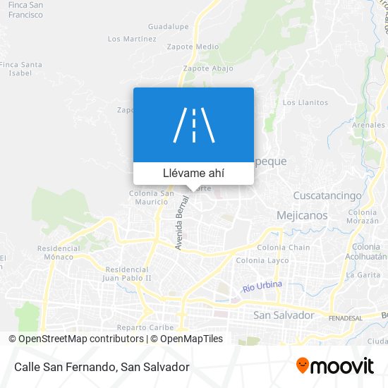 Mapa de Calle San Fernando