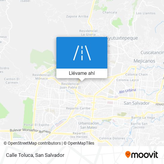 Mapa de Calle Toluca