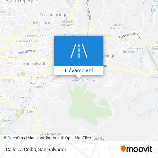 Mapa de Calle La Ceiba