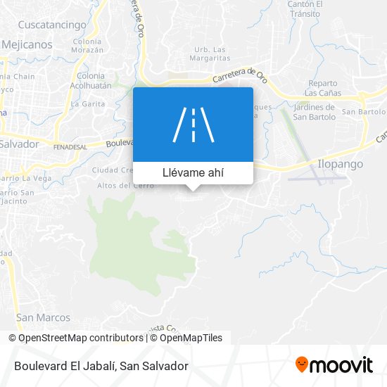 Mapa de Boulevard El Jabalí