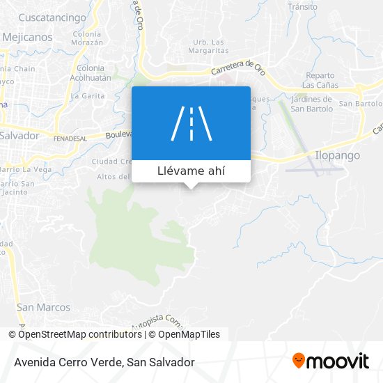 Mapa de Avenida Cerro Verde