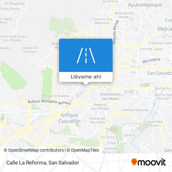 Mapa de Calle La Reforma