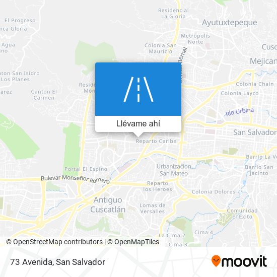 Mapa de 73 Avenida