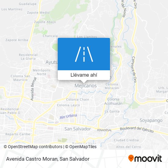 Mapa de Avenida Castro Moran