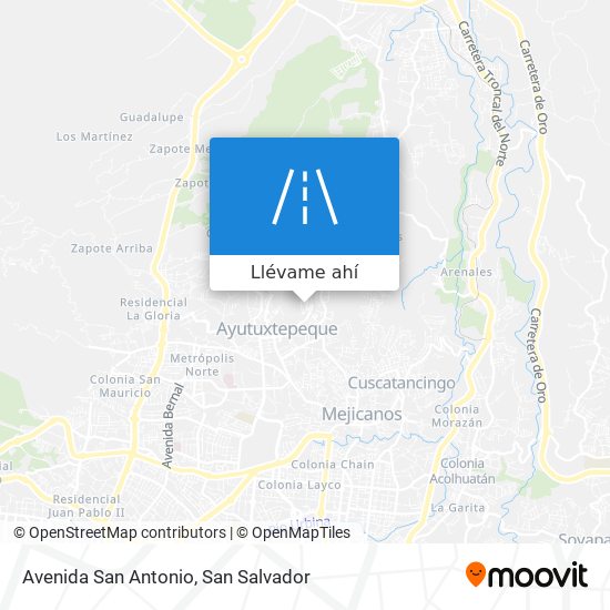 Mapa de Avenida San Antonio