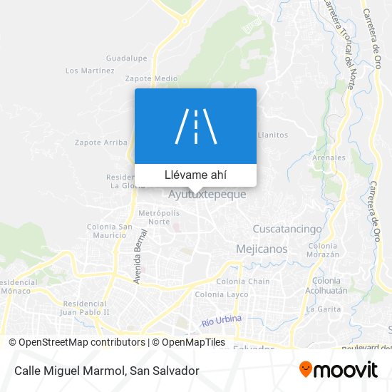 Mapa de Calle Miguel Marmol