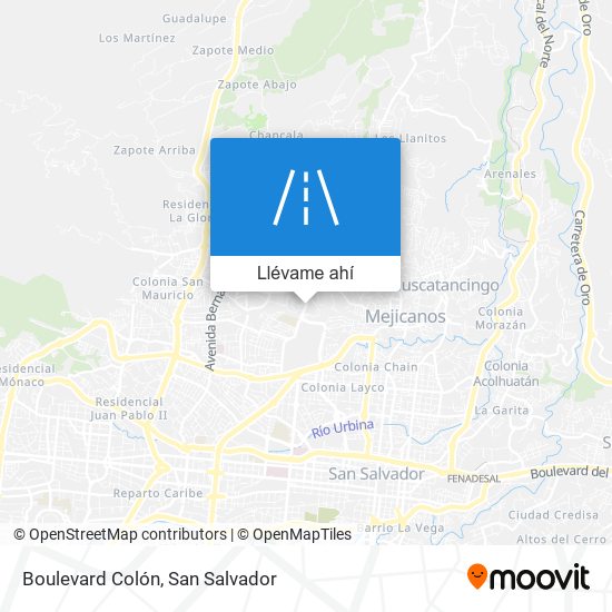 Mapa de Boulevard Colón