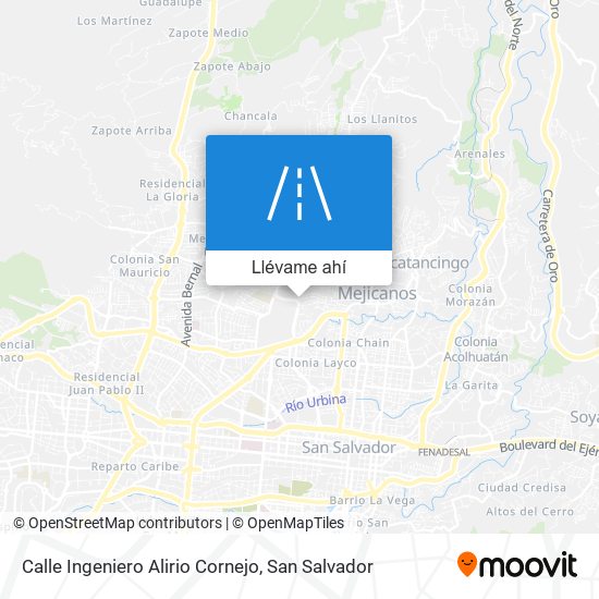 Mapa de Calle Ingeniero Alirio Cornejo