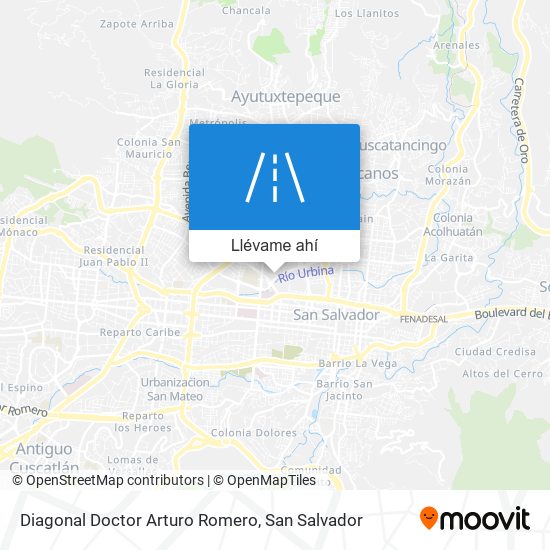 Mapa de Diagonal Doctor Arturo Romero