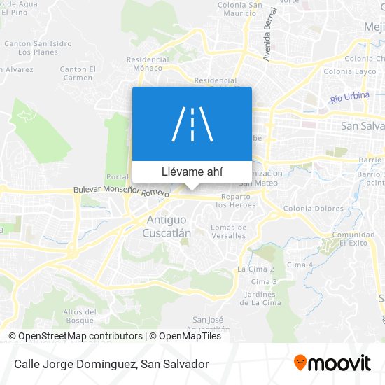 Mapa de Calle Jorge Domínguez