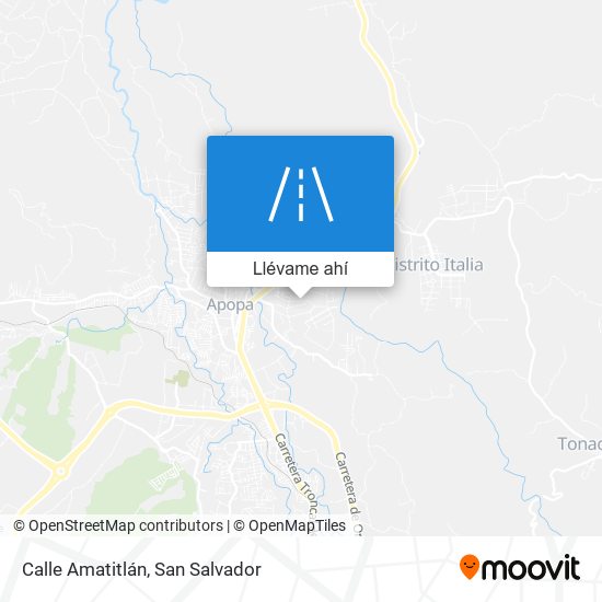 Mapa de Calle Amatitlán