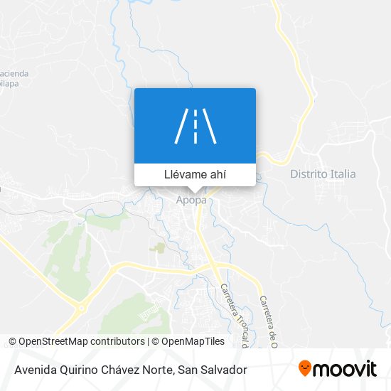 Mapa de Avenida Quirino Chávez Norte
