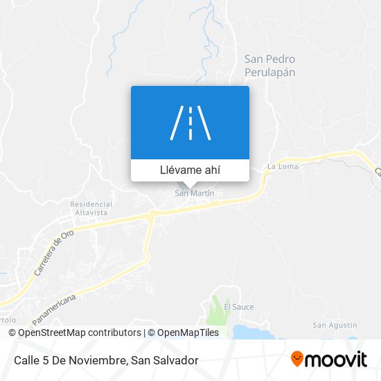 Mapa de Calle 5 De Noviembre