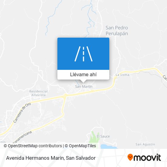 Mapa de Avenida Hermanos Marín