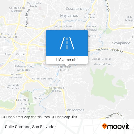 Mapa de Calle Campos