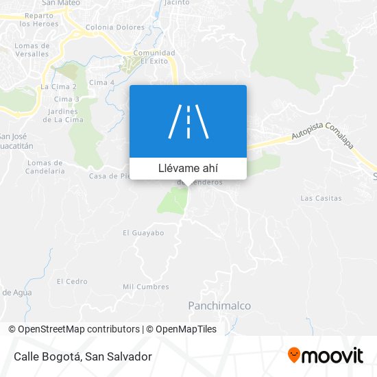 Mapa de Calle Bogotá