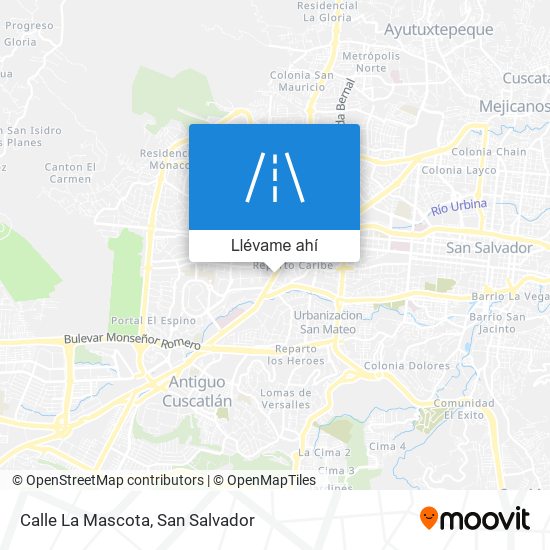 Mapa de Calle La Mascota