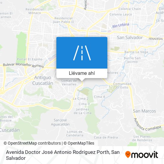 Mapa de Avenida Doctor José Antonio Rodríguez Porth