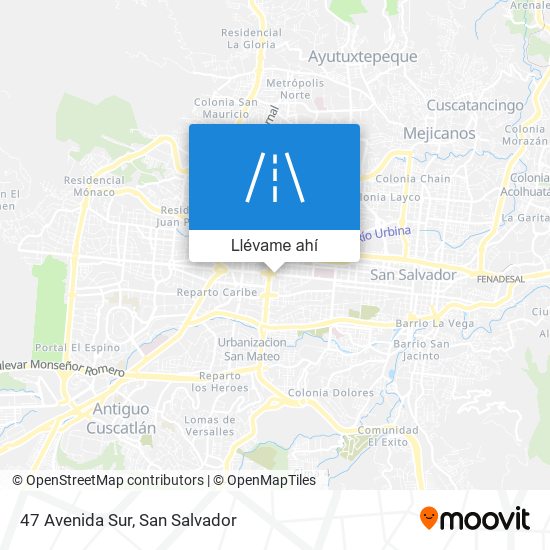 Mapa de 47 Avenida Sur