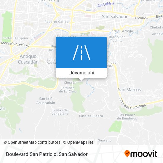 Mapa de Boulevard San Patricio