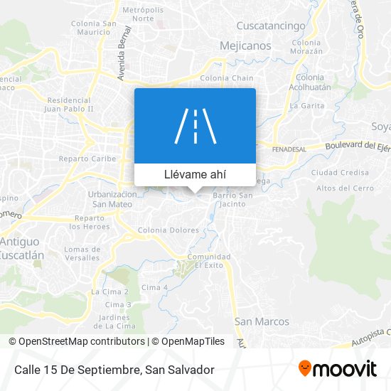 Mapa de Calle 15 De Septiembre