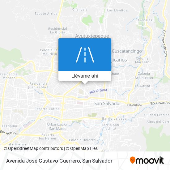 Mapa de Avenida José Gustavo Guerrero