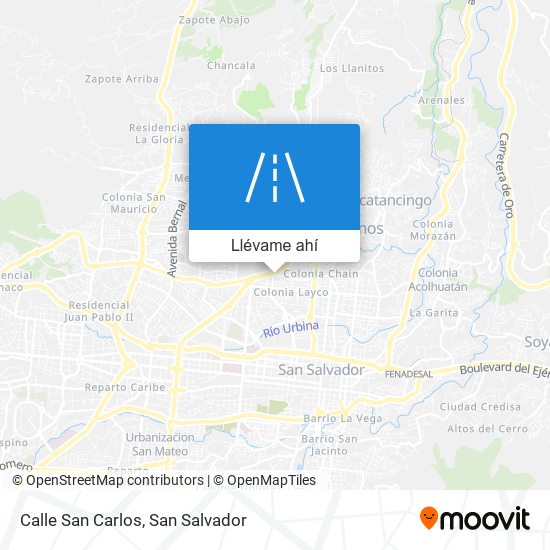 Mapa de Calle San Carlos