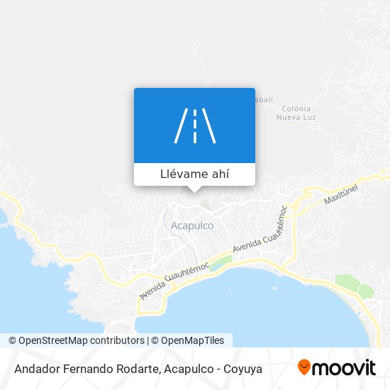 Mapa de Andador Fernando Rodarte