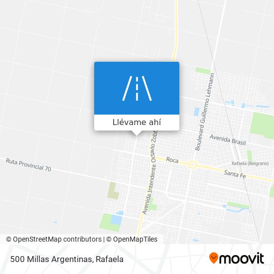 Mapa de 500 Millas Argentinas