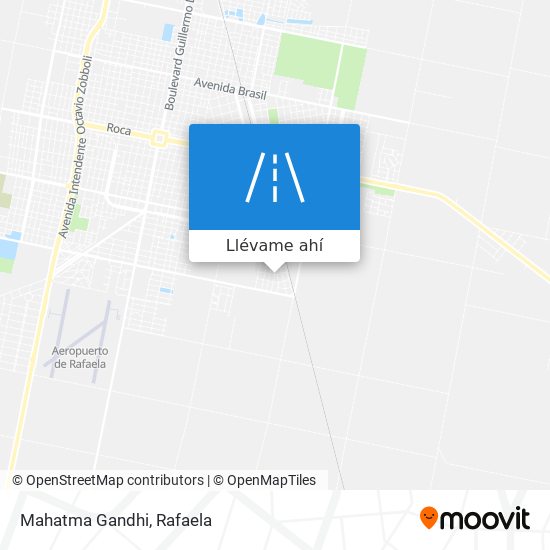Mapa de Mahatma Gandhi