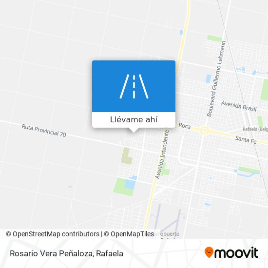Mapa de Rosario Vera Peñaloza