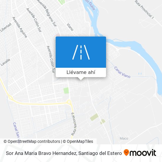 Mapa de Sor Ana Maria Bravo Hernandez