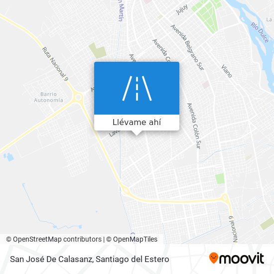 Mapa de San José De Calasanz