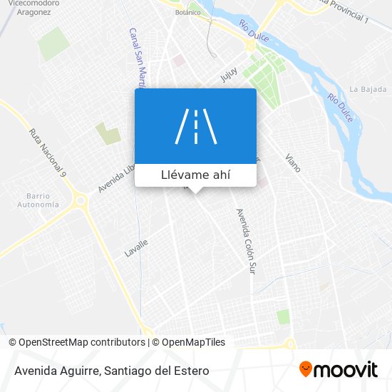 Mapa de Avenida Aguirre