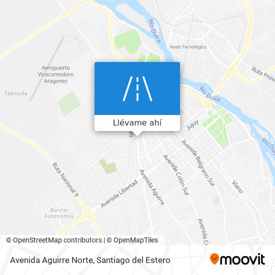 Mapa de Avenida Aguirre Norte