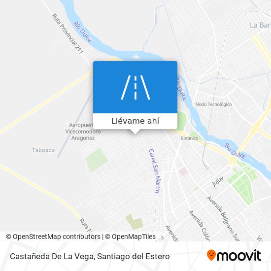Mapa de Castañeda De La Vega