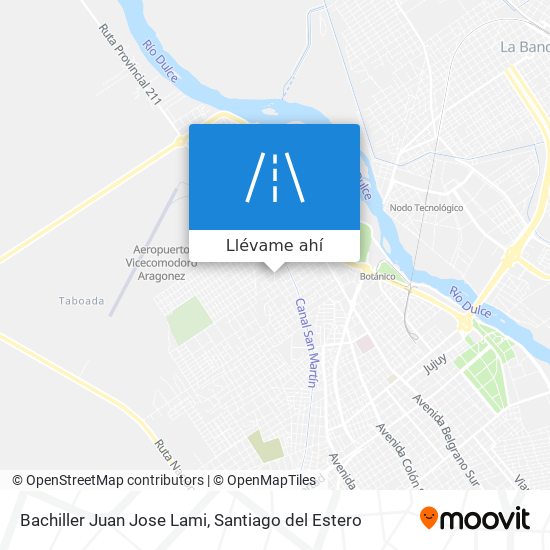 Mapa de Bachiller Juan Jose Lami