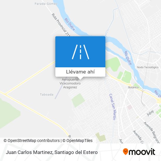 Mapa de Juan Carlos Martinez