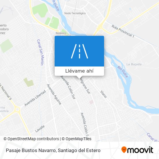 Mapa de Pasaje Bustos Navarro