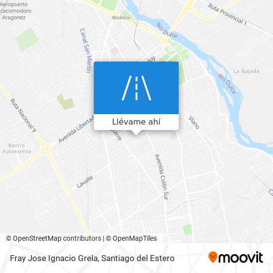 Mapa de Fray Jose Ignacio Grela