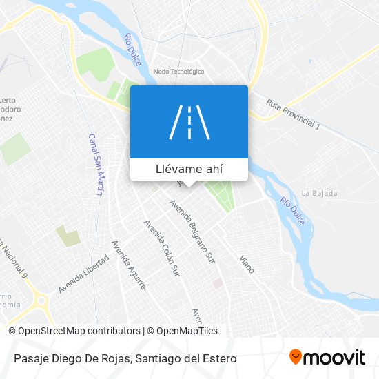 Mapa de Pasaje Diego De Rojas