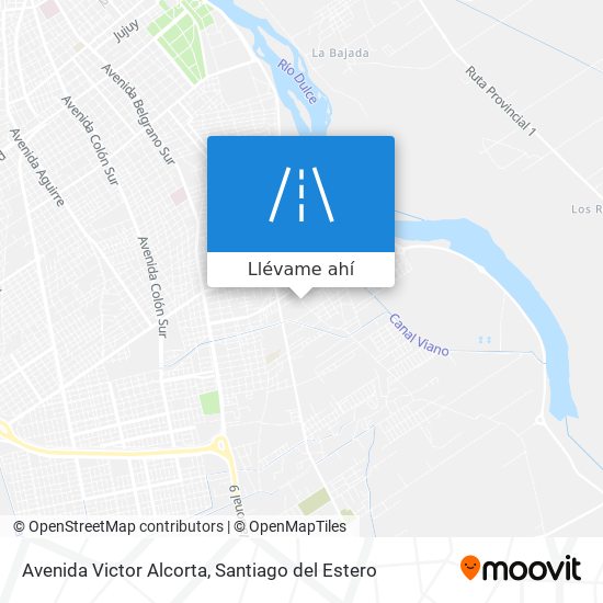 Mapa de Avenida Victor Alcorta