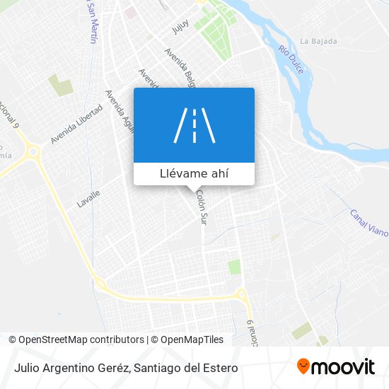Mapa de Julio Argentino Geréz