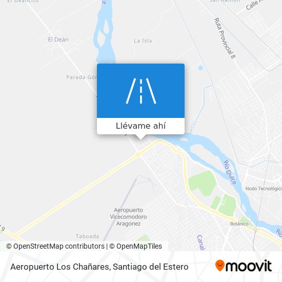 Mapa de Aeropuerto Los Chañares