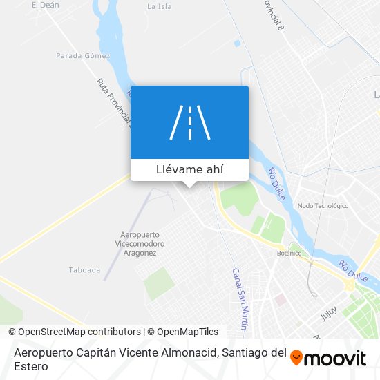 Mapa de Aeropuerto Capitán Vicente Almonacid