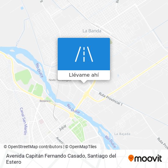 Mapa de Avenida Capitán Fernando Casado