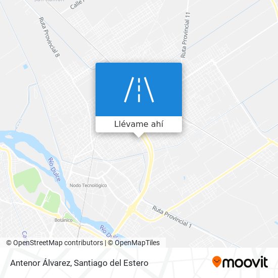 Mapa de Antenor Álvarez
